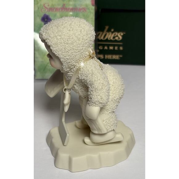 2001 Department 56 Snow Babies The Puck Stops Here w/Box - Picture 7 of 12